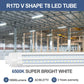 R17D 8FT 72W T8 LED Tube Light (5000K CLEAR) [25 pack]
